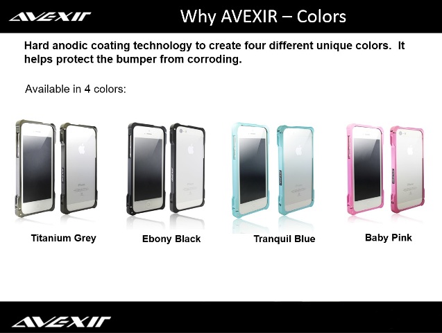 AVEXIR Bumper for iPhone 5 Colori