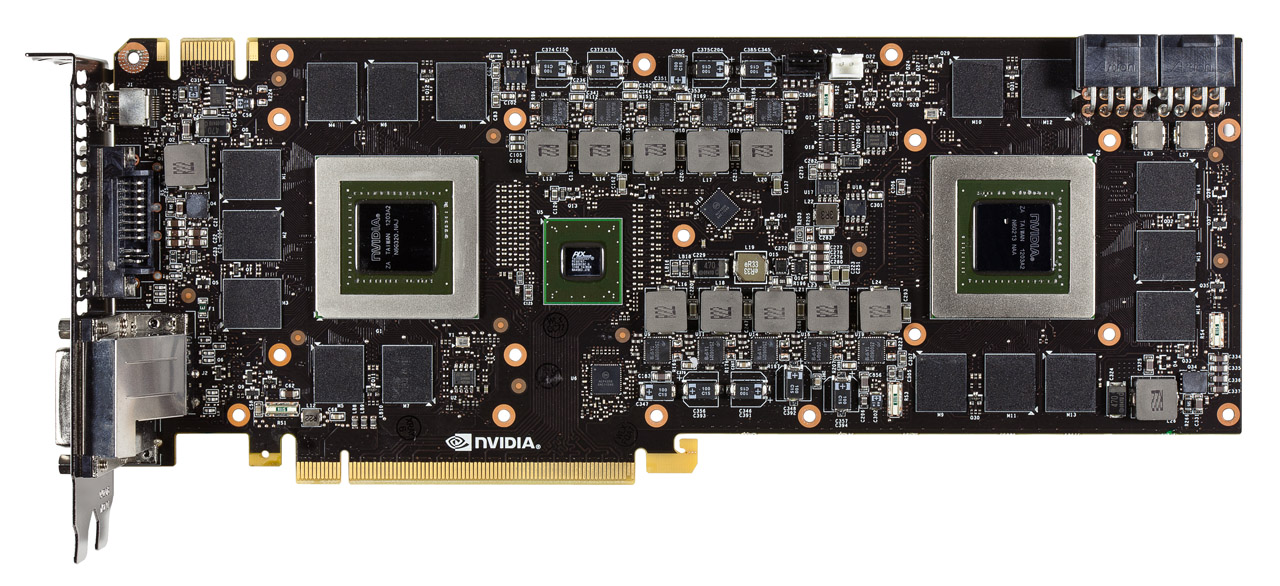 GeForce GTX 690 F bare PCB