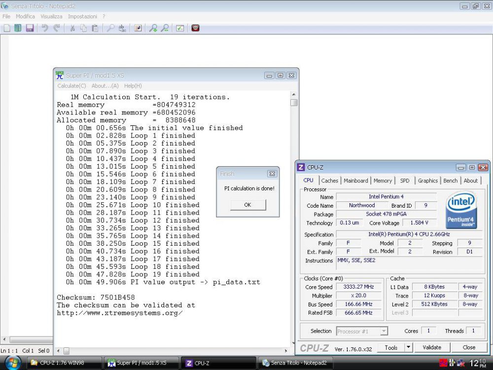 Super PI 1.5 P4-3333 mem333.JPG