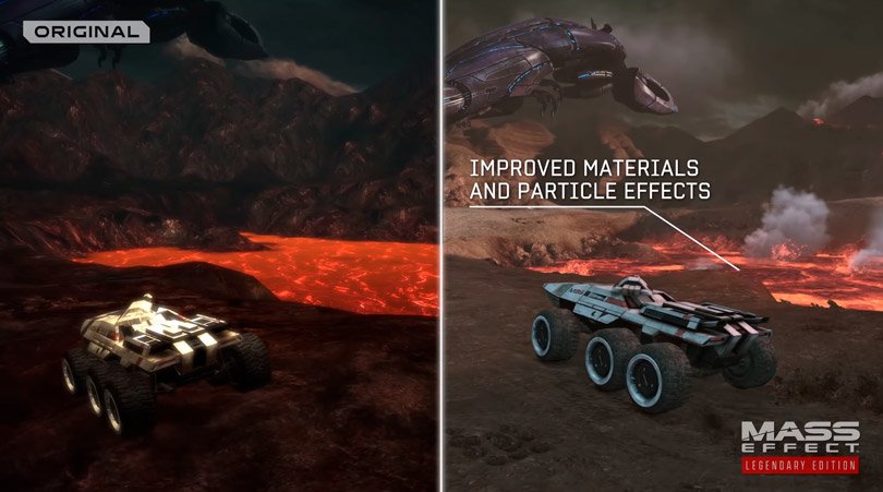 The comparative effects reflect the graphics of the Mass Effect f0b52