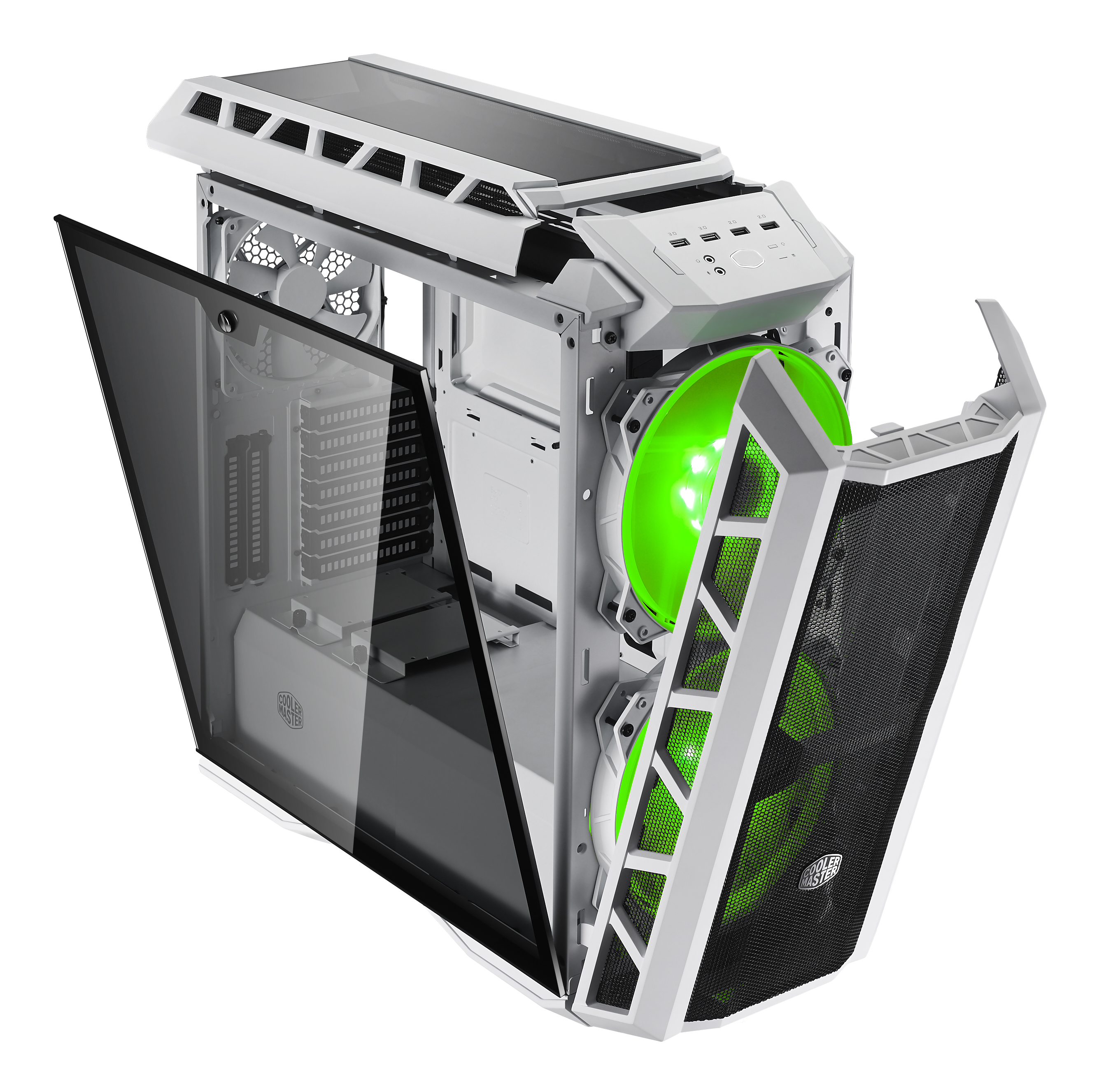 H500P MESH WHITE 45degree 01 open light Green