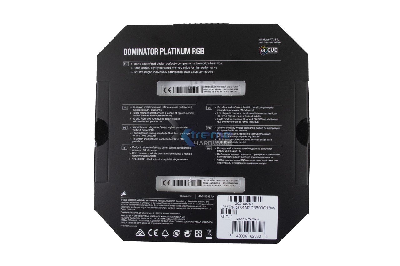 Corsair Dominator Platinum RGB DDR4 3600 2 c0a7a