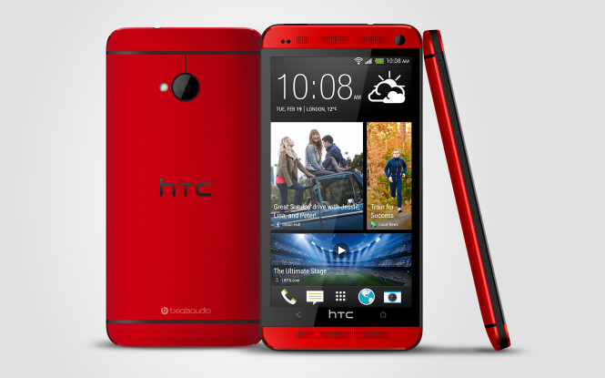 HTC-One-Red