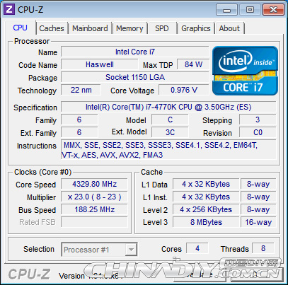 Intel Core i7-4770K overclock 01