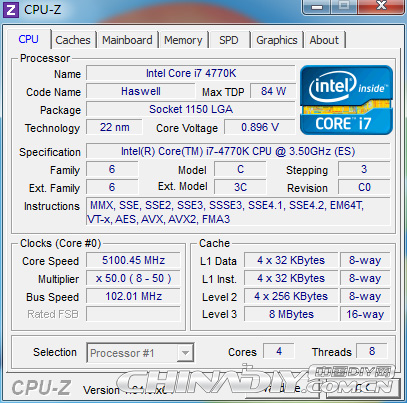 Intel Core i7-4770K overclock 02