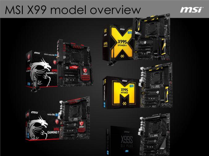 MSI X99 model mainboard