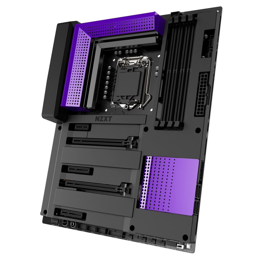 N7 Cover Purple Black Front up 45
