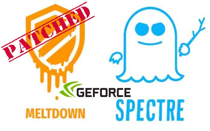 Meltdown Spectre NVIDIA Patch1