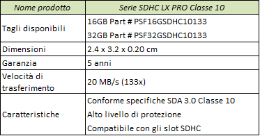 SDHC_LX_PRO_Classe_10