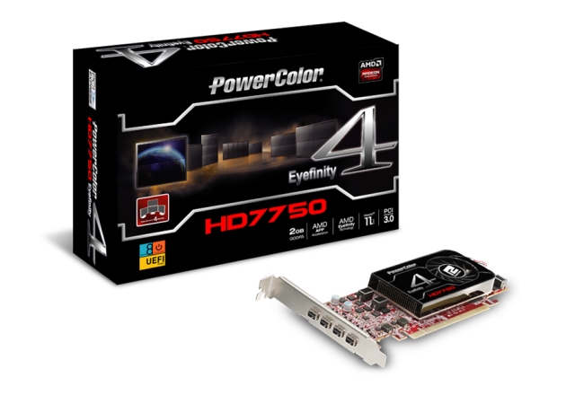 PowerColor HD7750 Eyefinity 4 LP Edition