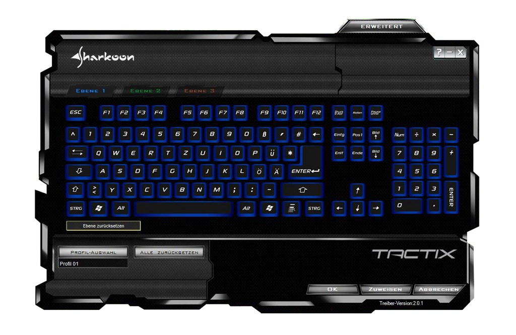 Sharkoon Tactix Gaming Keyboard Software