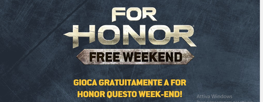For Honor Free Weekend